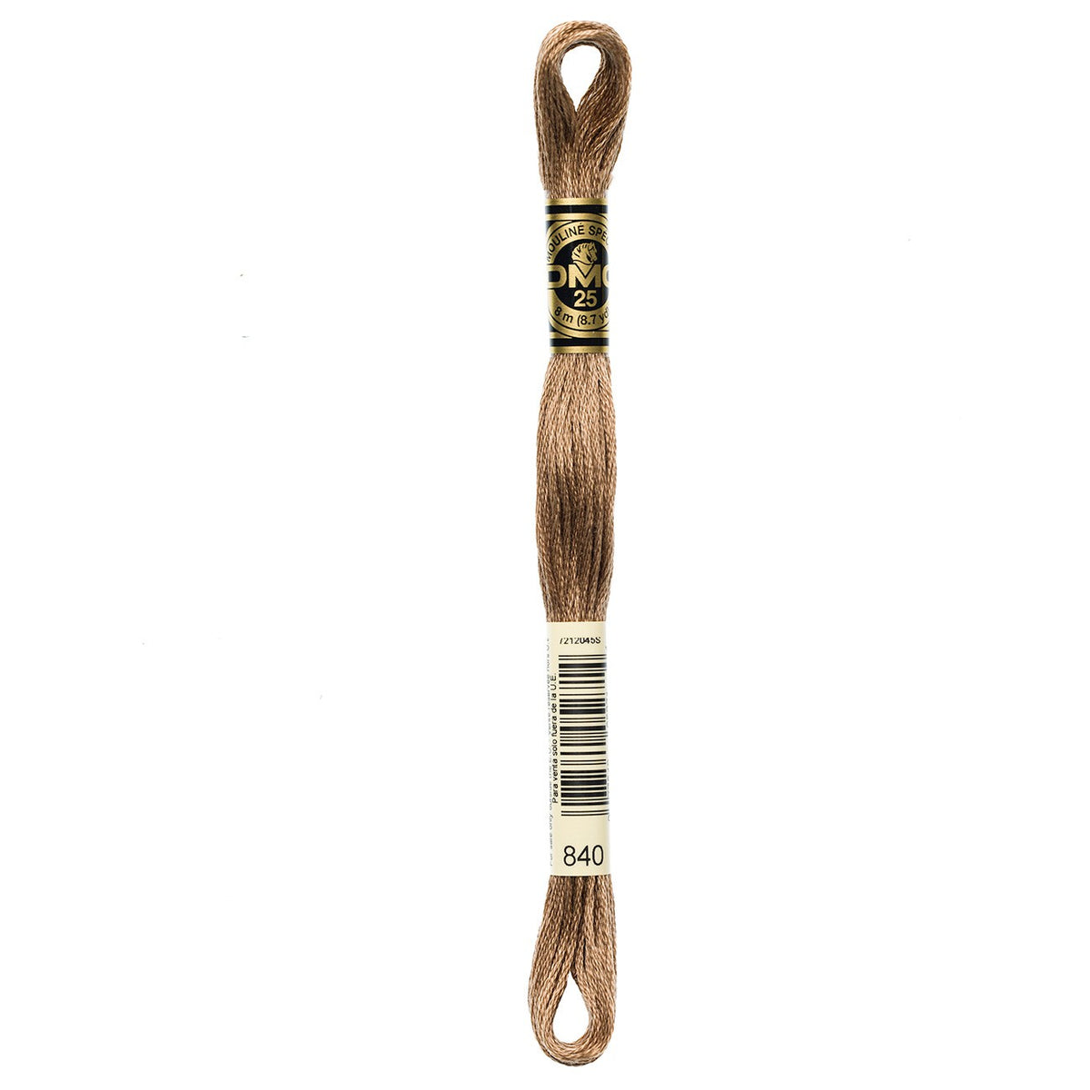 DMC embroidery floss – MED BGE BRN (840)