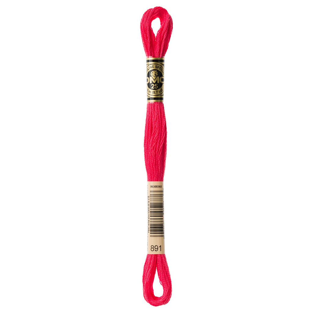 DMC embroidery floss – DARK CARNATION (891)