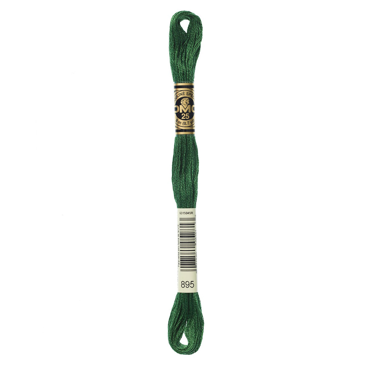 DMC embroidery floss – VERY DARK HTR GRN (895)