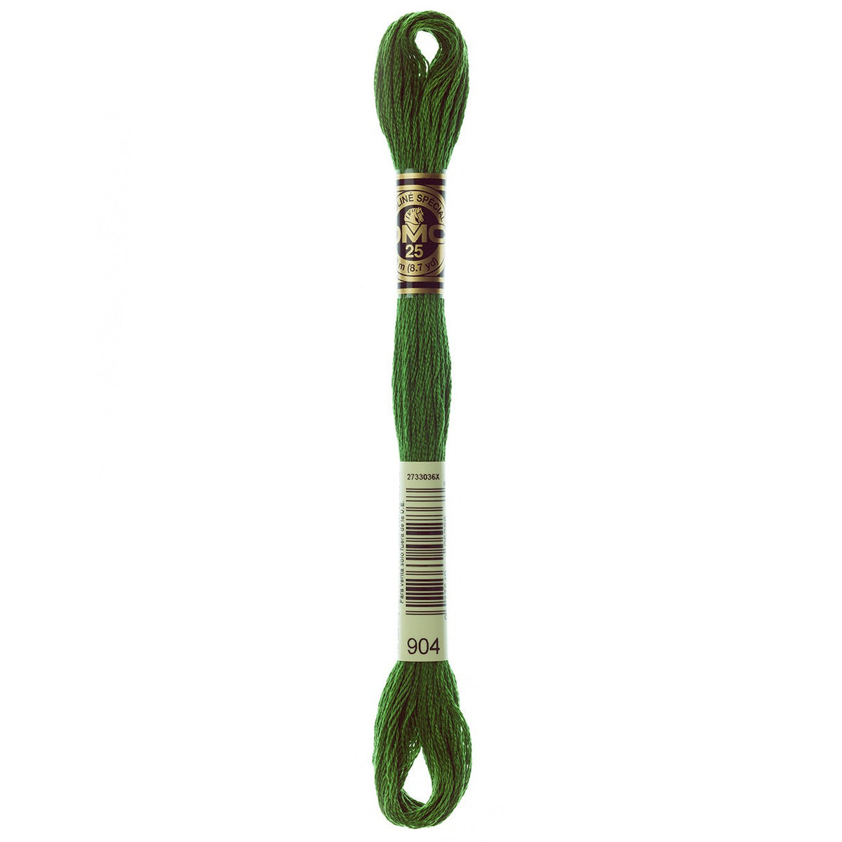 DMC embroidery floss – VERY DARK PARROT GRN (904)