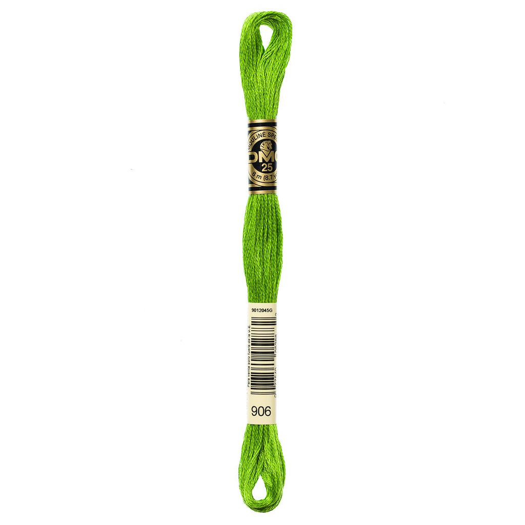DMC embroidery floss – MED PARROT GRN (906)