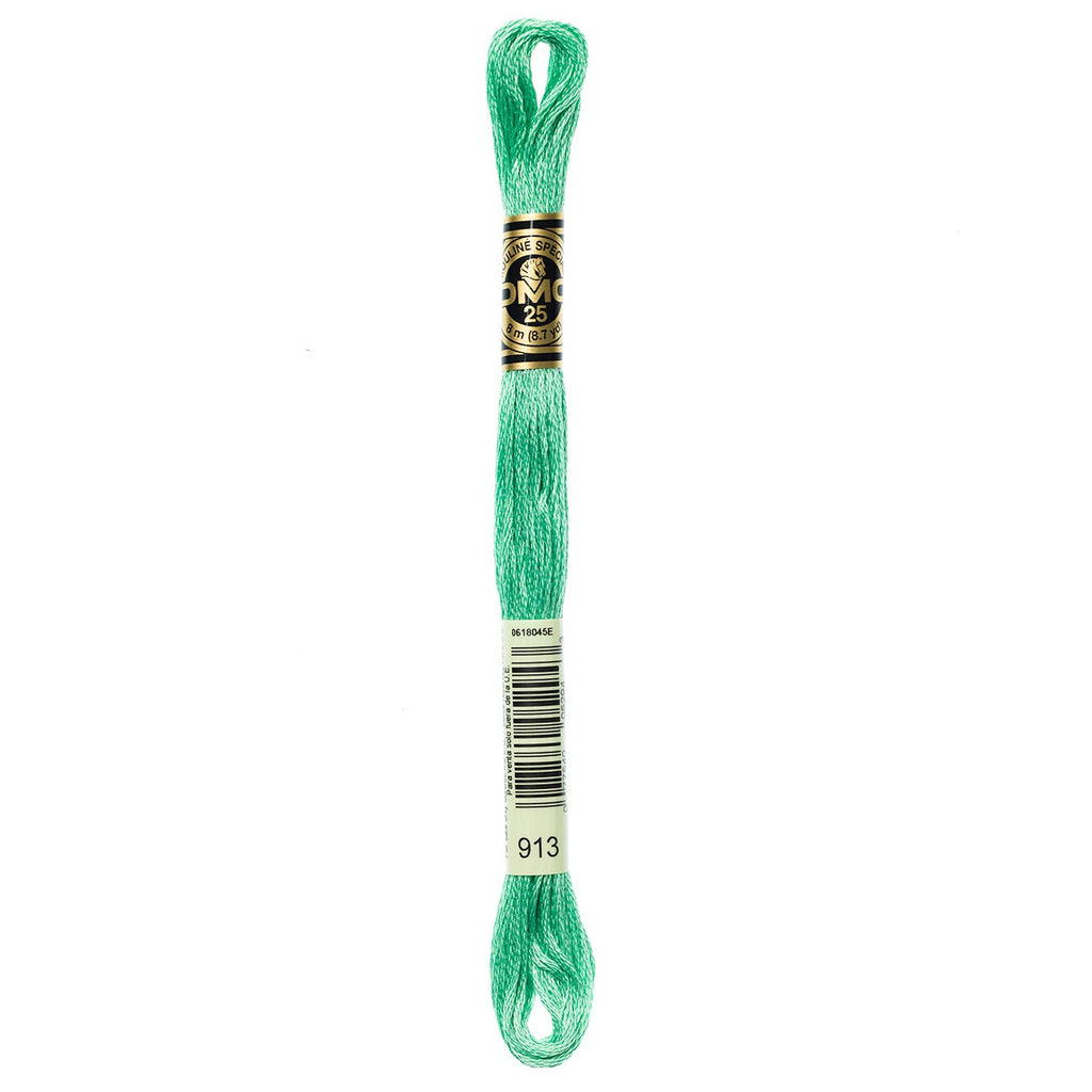 DMC embroidery floss – MED NILE GRN (913)