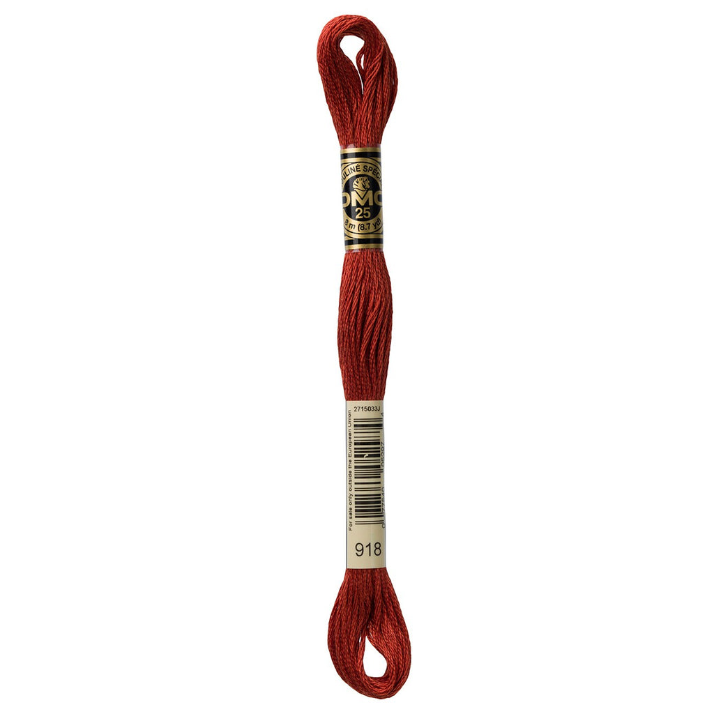 DMC embroidery floss – DARK RED CPR (918)
