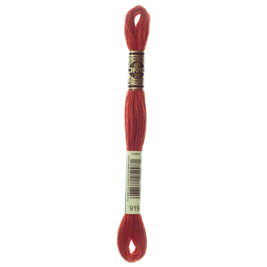 DMC embroidery floss – RED CPR (919)