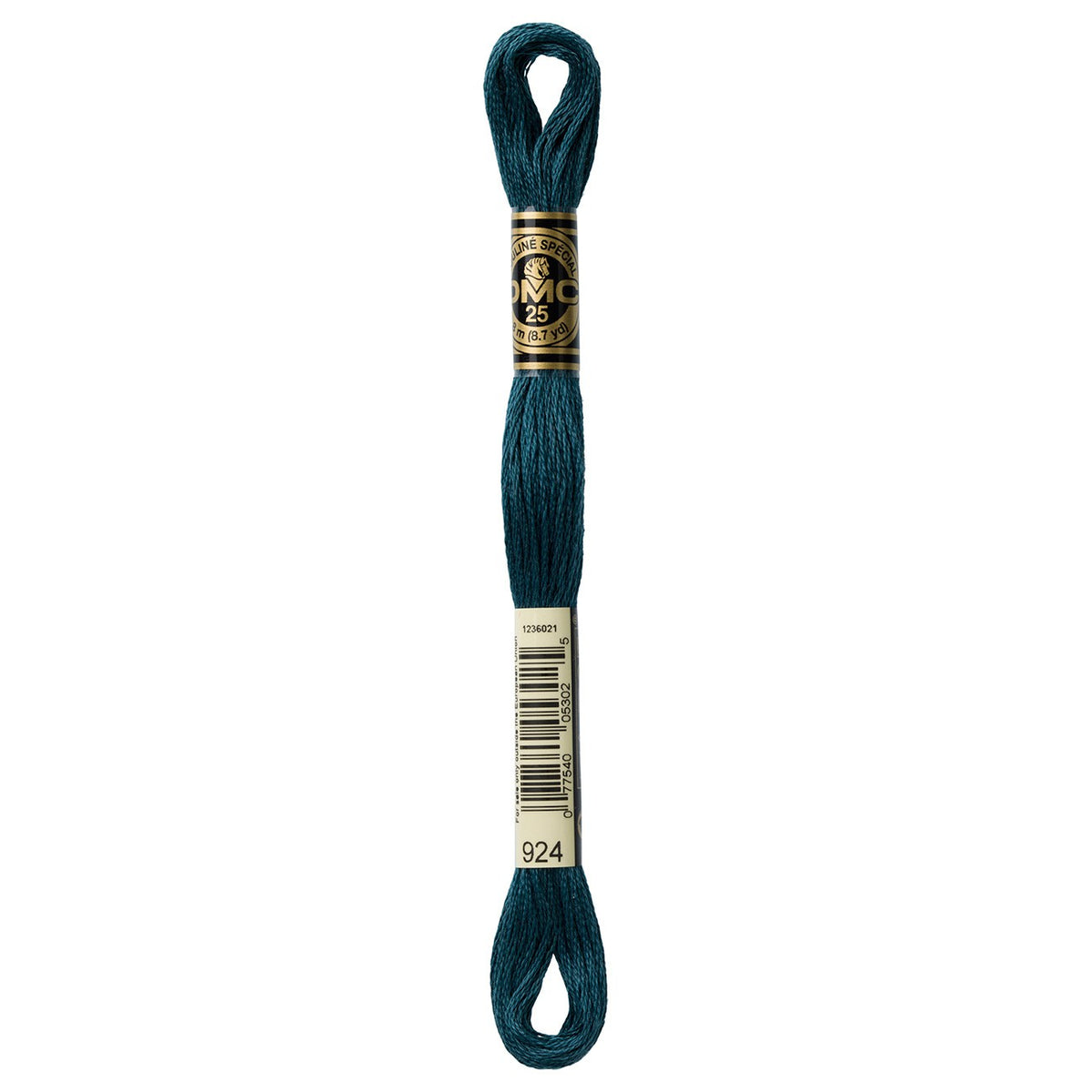 DMC embroidery floss – VERY DARK GRY GRN (924)