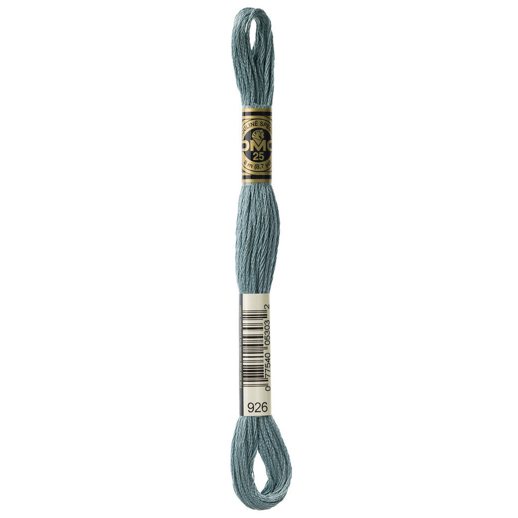 DMC embroidery floss – MED GRY GRN (926)