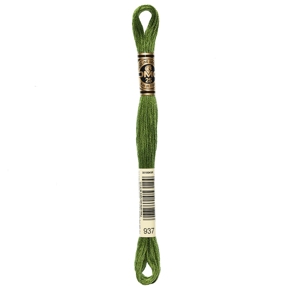 DMC embroidery floss – MED AVOCADO GRN (937)