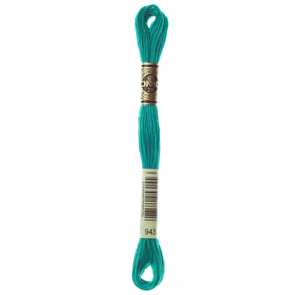 DMC embroidery floss – MED AQUAMARINE (943)
