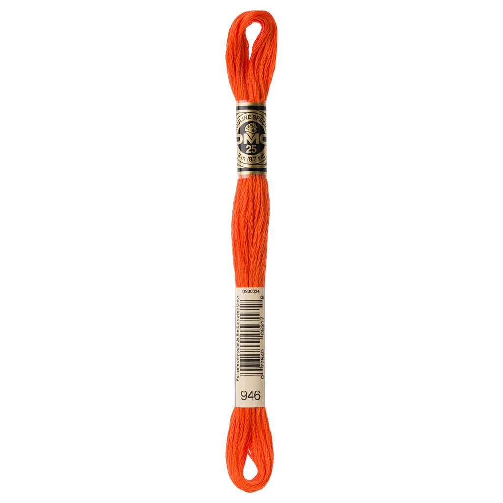 DMC embroidery floss – MED BURNT ORG (946)