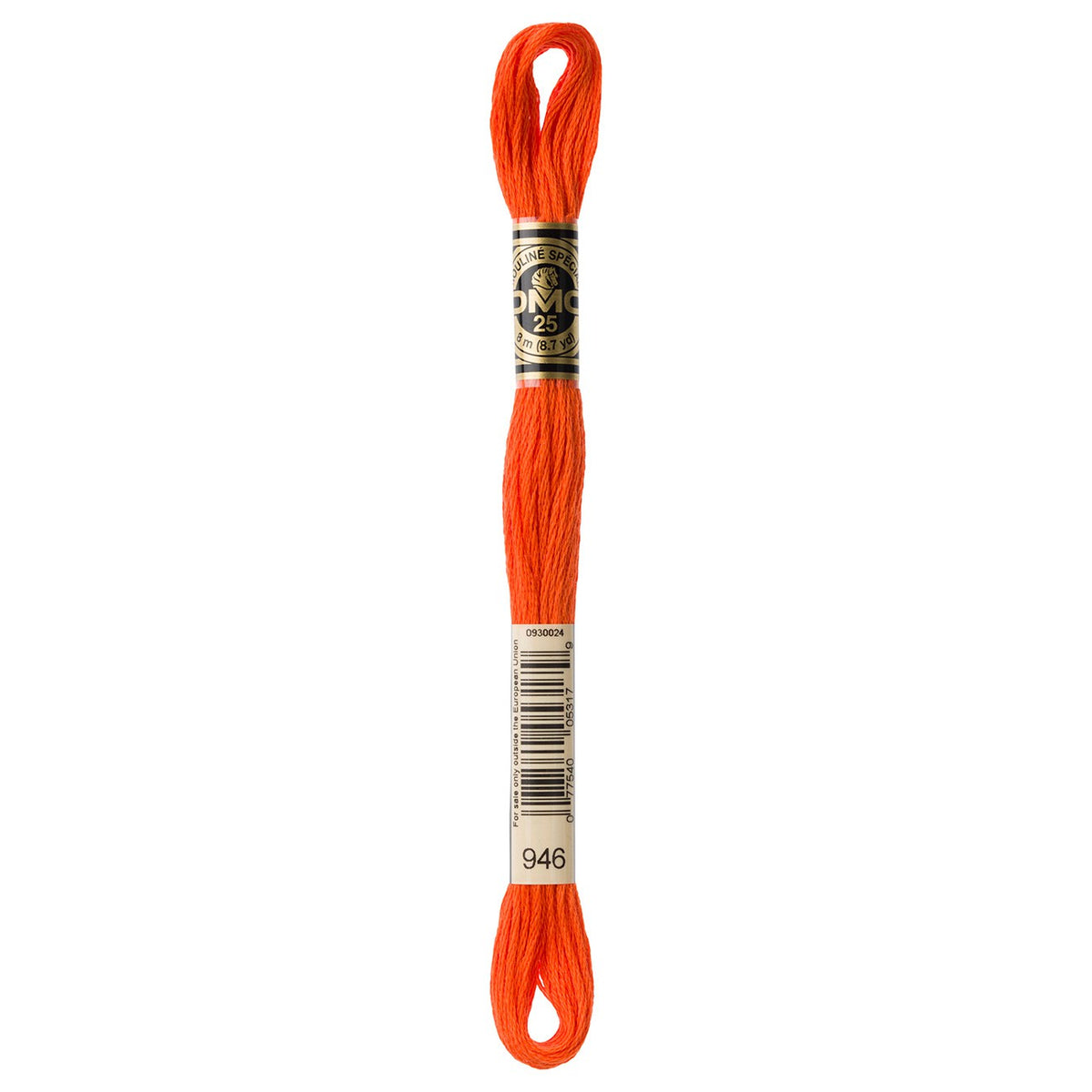 DMC embroidery floss – MED BURNT ORG (946)