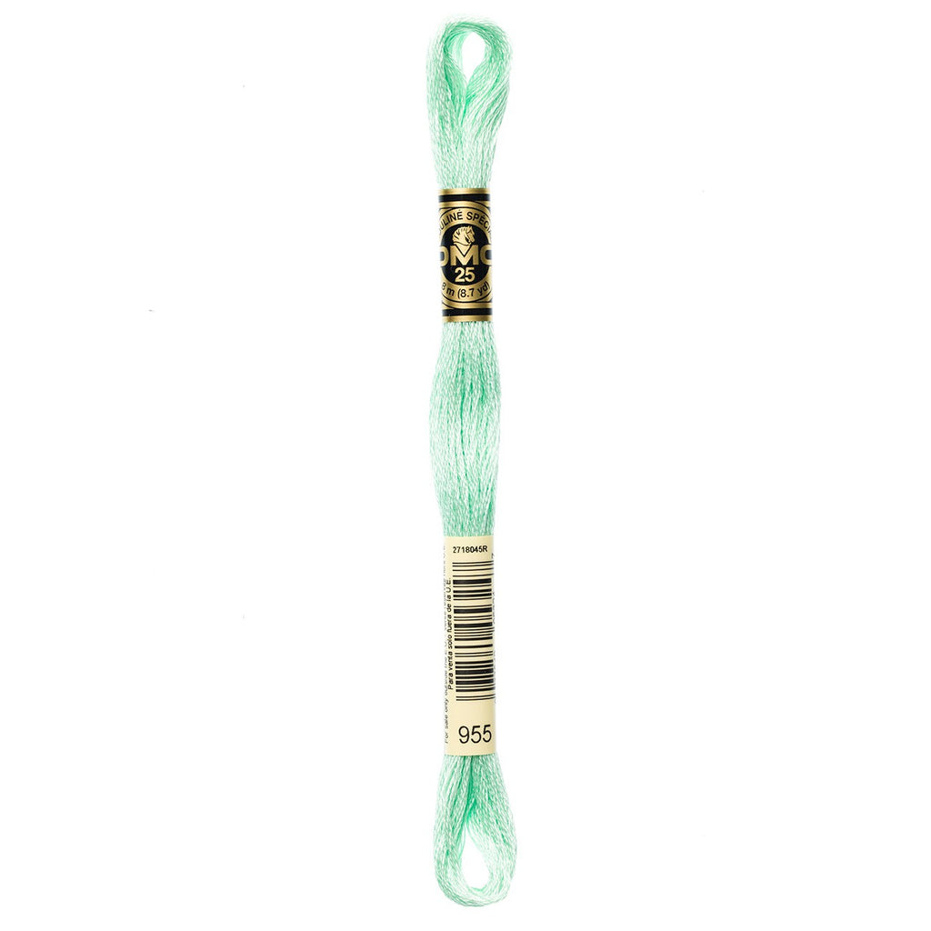 DMC embroidery floss – LIGHT NILE GRN (955)