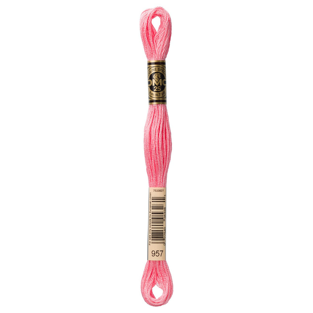DMC embroidery floss – PALE GERANIUM (957)