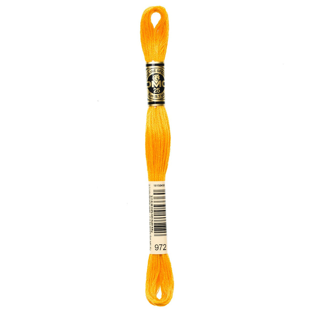 DMC embroidery floss – DEEP CANARY (972)