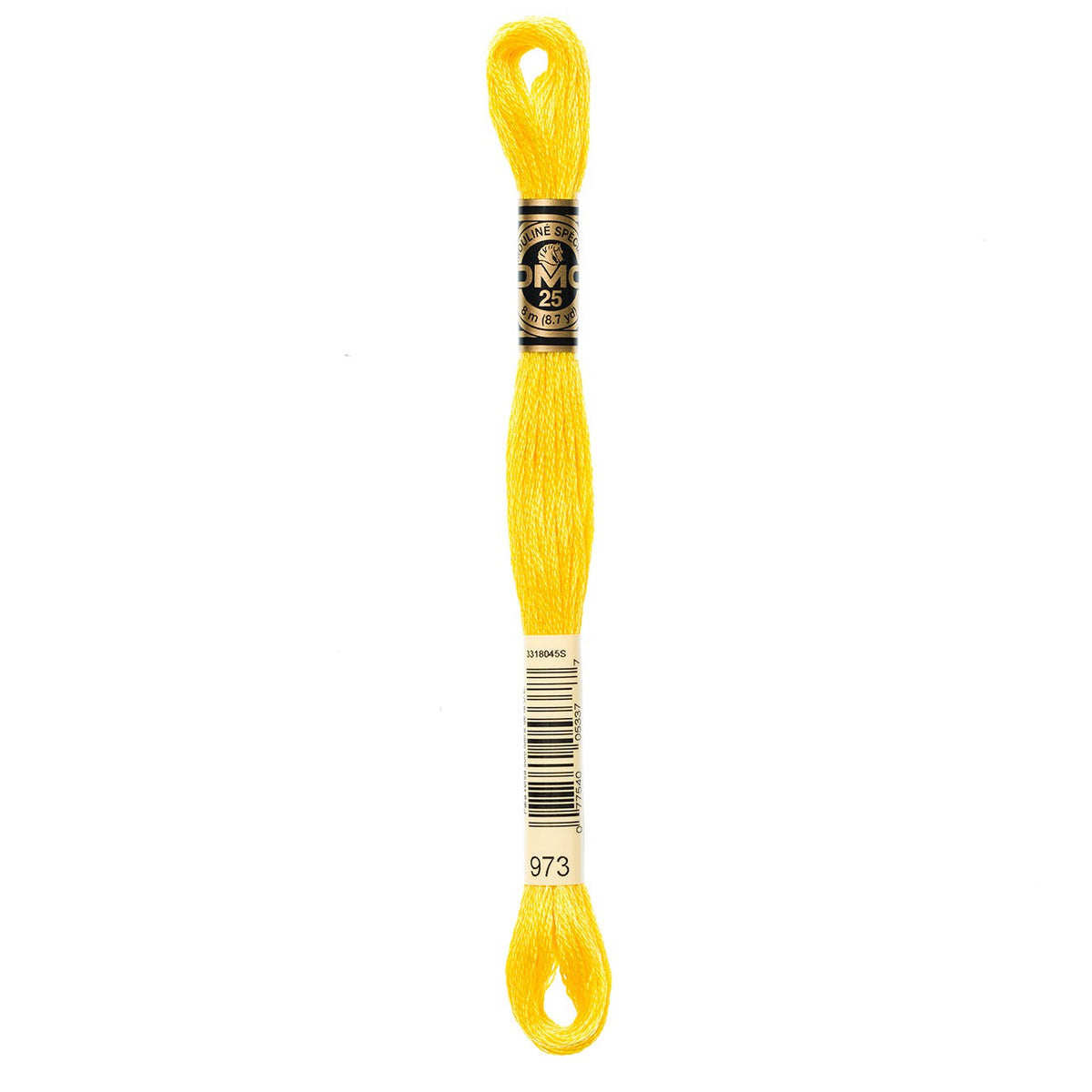 DMC embroidery floss – BRIGHT CANARY (973)