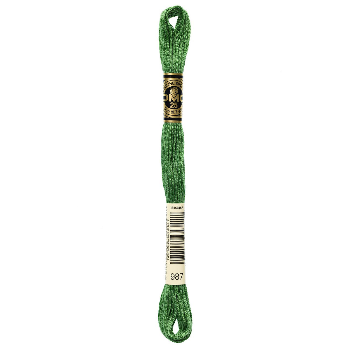 DMC embroidery floss – DARK FRST GRN (987)