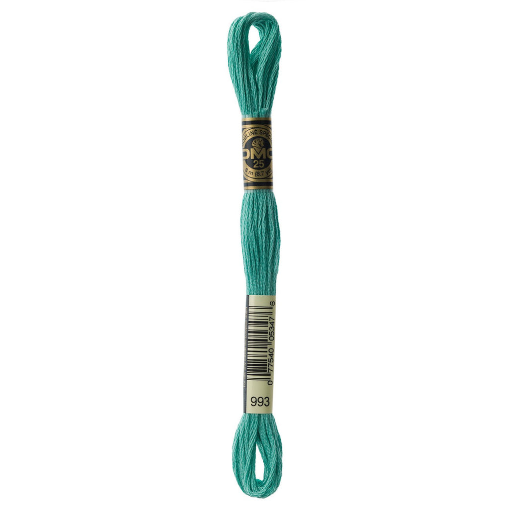 DMC embroidery floss – VERY LIGHT AQUAMARINE (993)