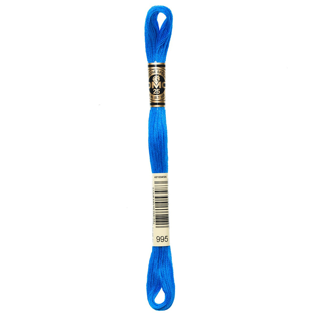 DMC embroidery floss – DARK ELECTRIC BLU (995)