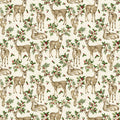 Winter in the Pines Deer - Cream