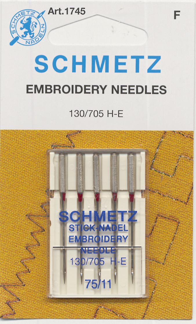 NDL MACH EMB SCHMETZ SZ11-75 5CT