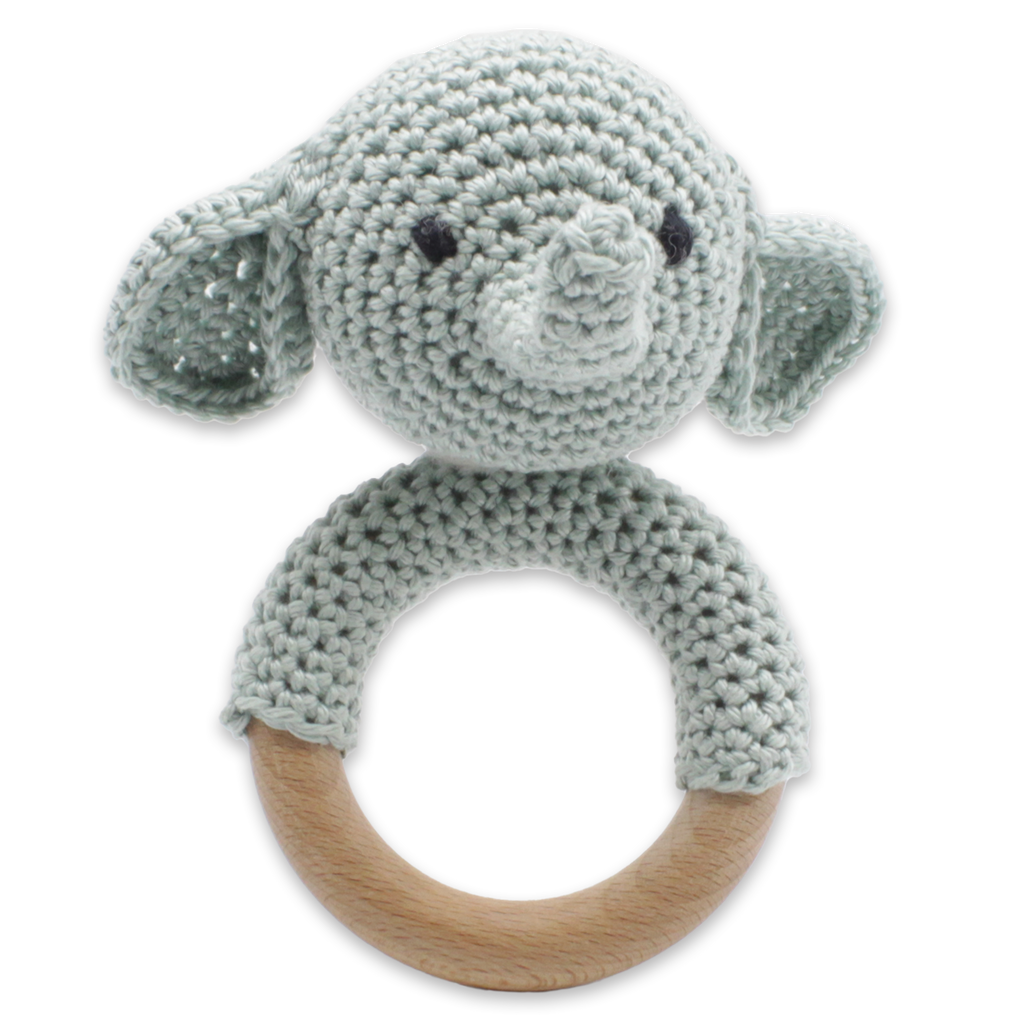 DIY Crochet Kit – Rattle Elephant