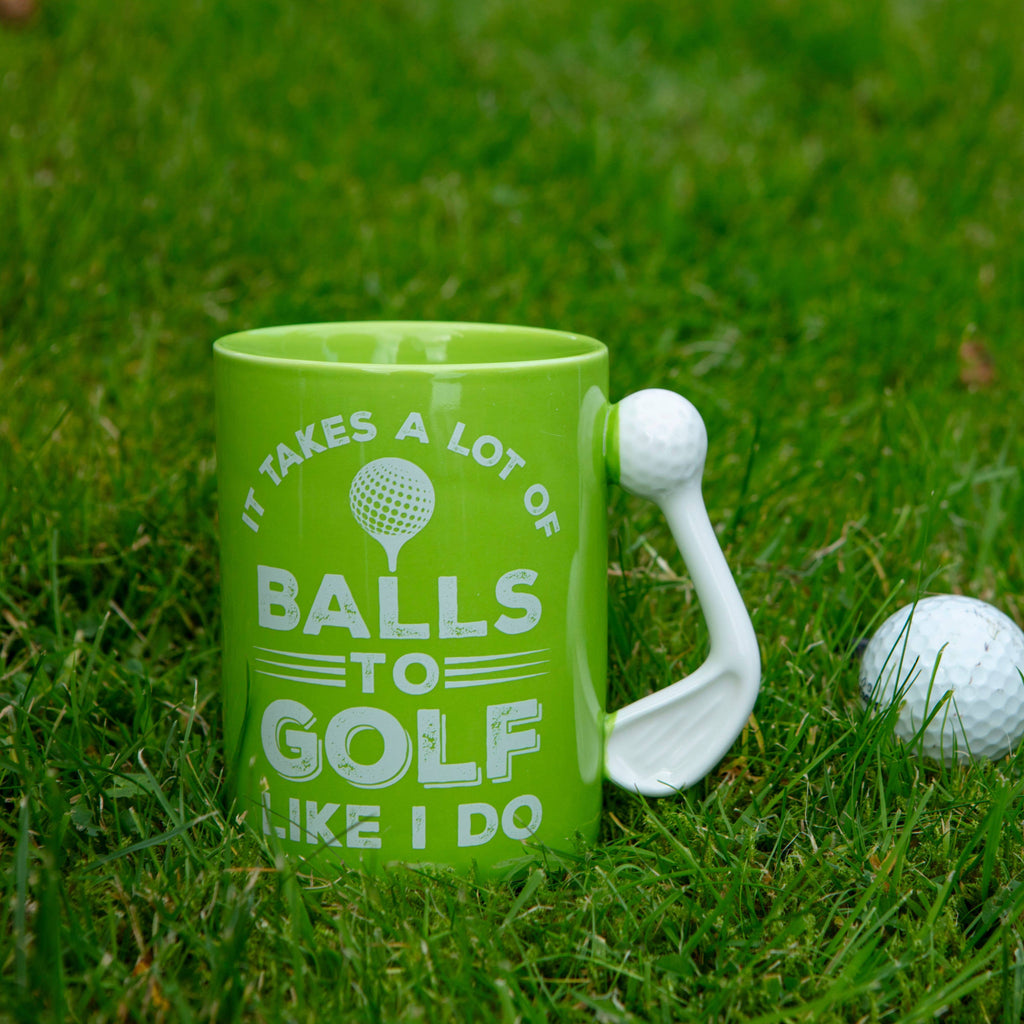 Golf Gift Mug 18oz – Men's Gifts – It Takes A Lot Of Balls