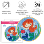 Diamond Dotz Long Stitch Cross Stitch Mermaid Song - 6.0"