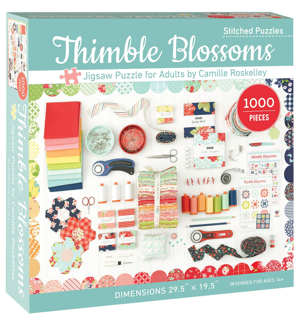 THIMBLE BLOSSOMS JIGSAW PUZZLE FOR ADULT