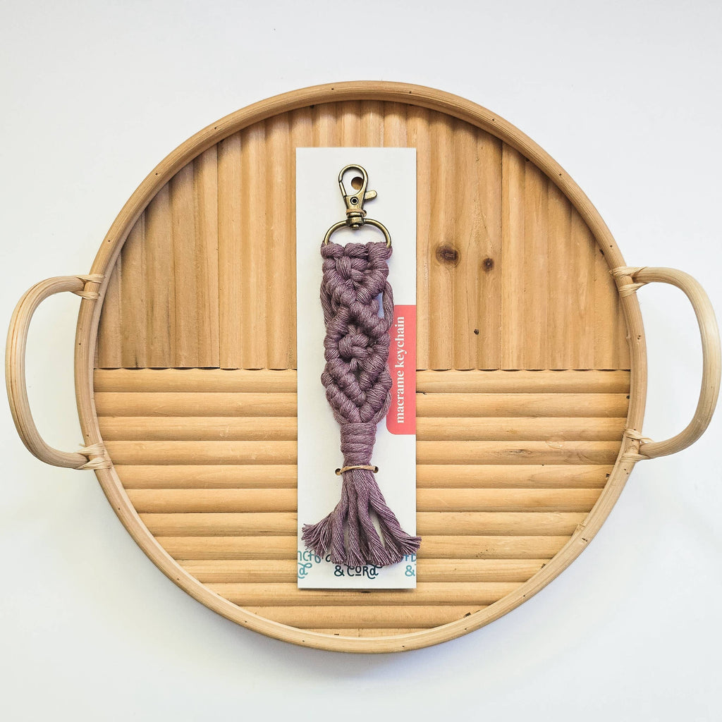Macrame Keychains – Neutrals (5) Pack