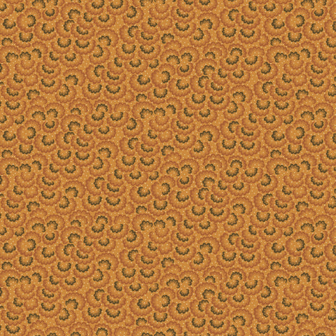 Scalloped Crescents - Pumpkin fabric from Every Heart Beats True
