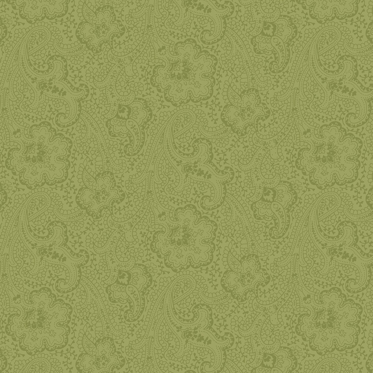 Paisley Patch - Sage fabric from Every Heart Beats True