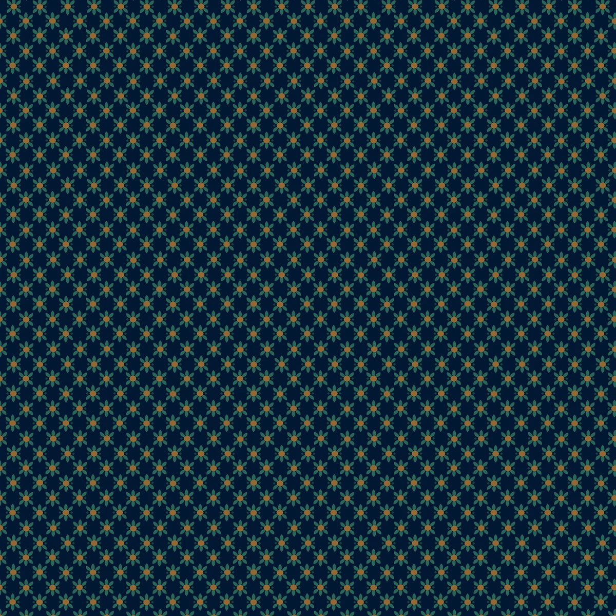 Cornflowers - Indigo fabric from Every Heart Beats True