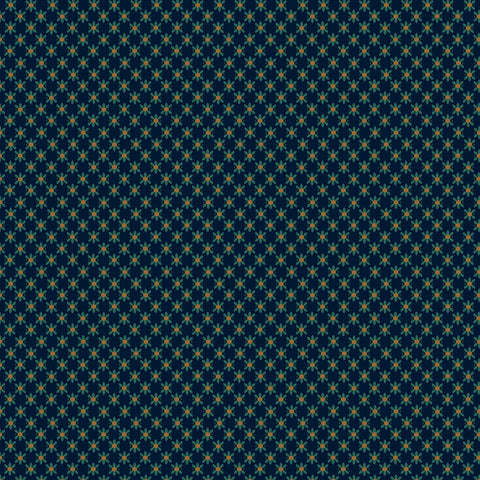 Cornflowers - Indigo fabric from Every Heart Beats True