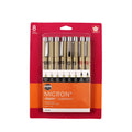 Pigma 8pk Set Black