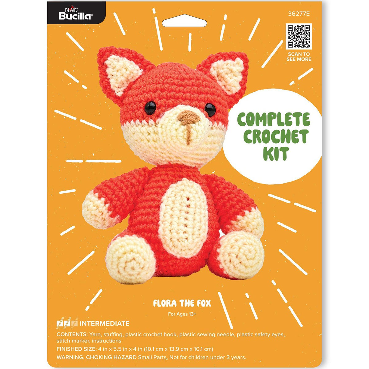 BUCILLA AMIGURUMI KIT - FLORA THE FOX