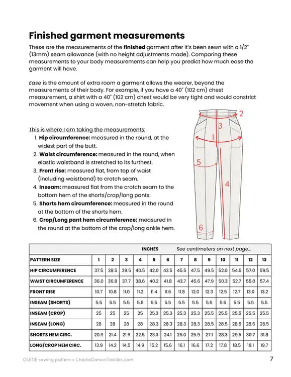 OLENE Printed Pattern