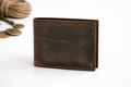 Full Grain Leather Wallet, Leather Bifold Mens Wallet