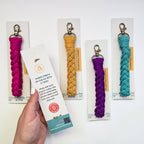 Macrame Key Wristlets – Brights (5) Pack