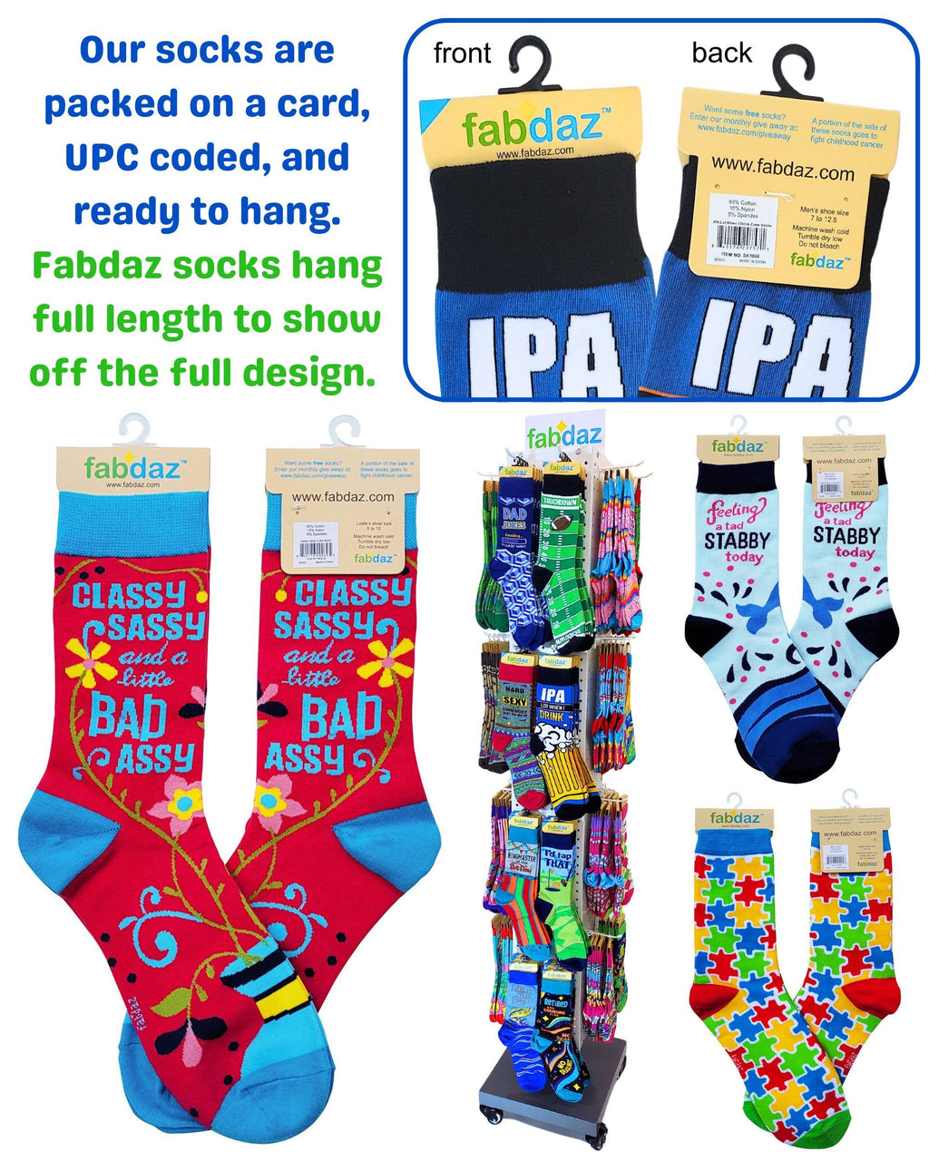 "Nice Tits" Ladies' Novelty Crew Socks Featuring Cute Birds