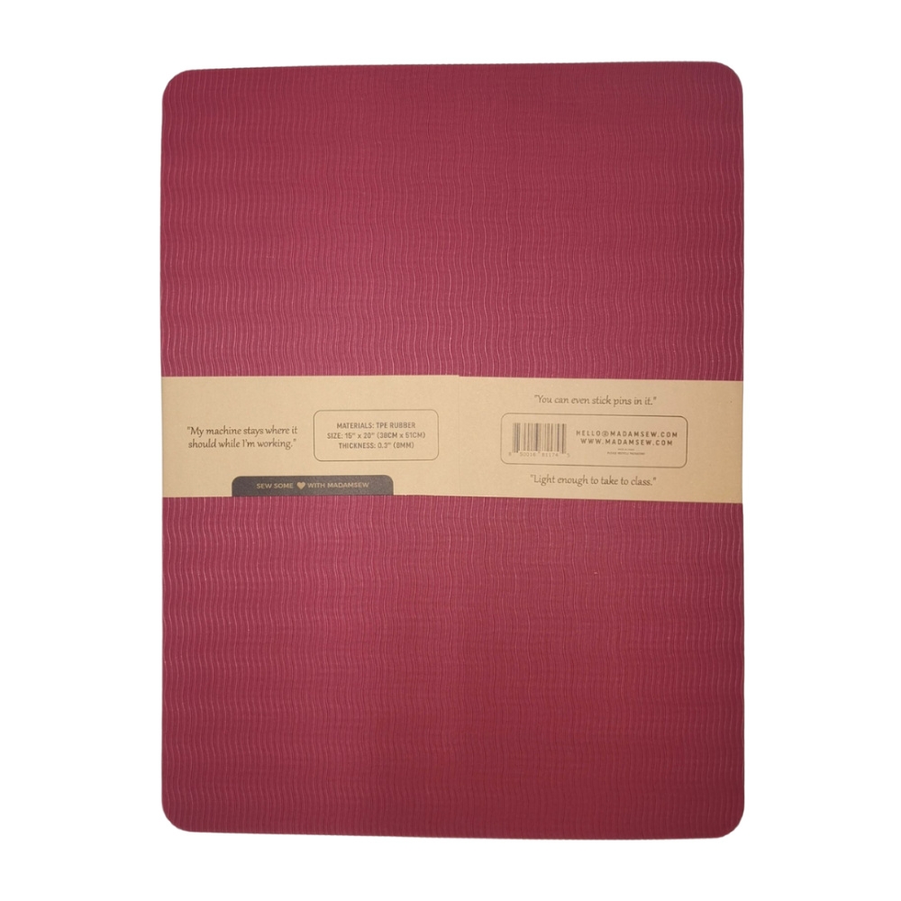 Sewing Machine Muffling Mat - Reduces Sewing Machine Vibrations, Movement and Slipping