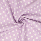 Bamboo Rayon Cotton Fabric – Polka Dot Lilac