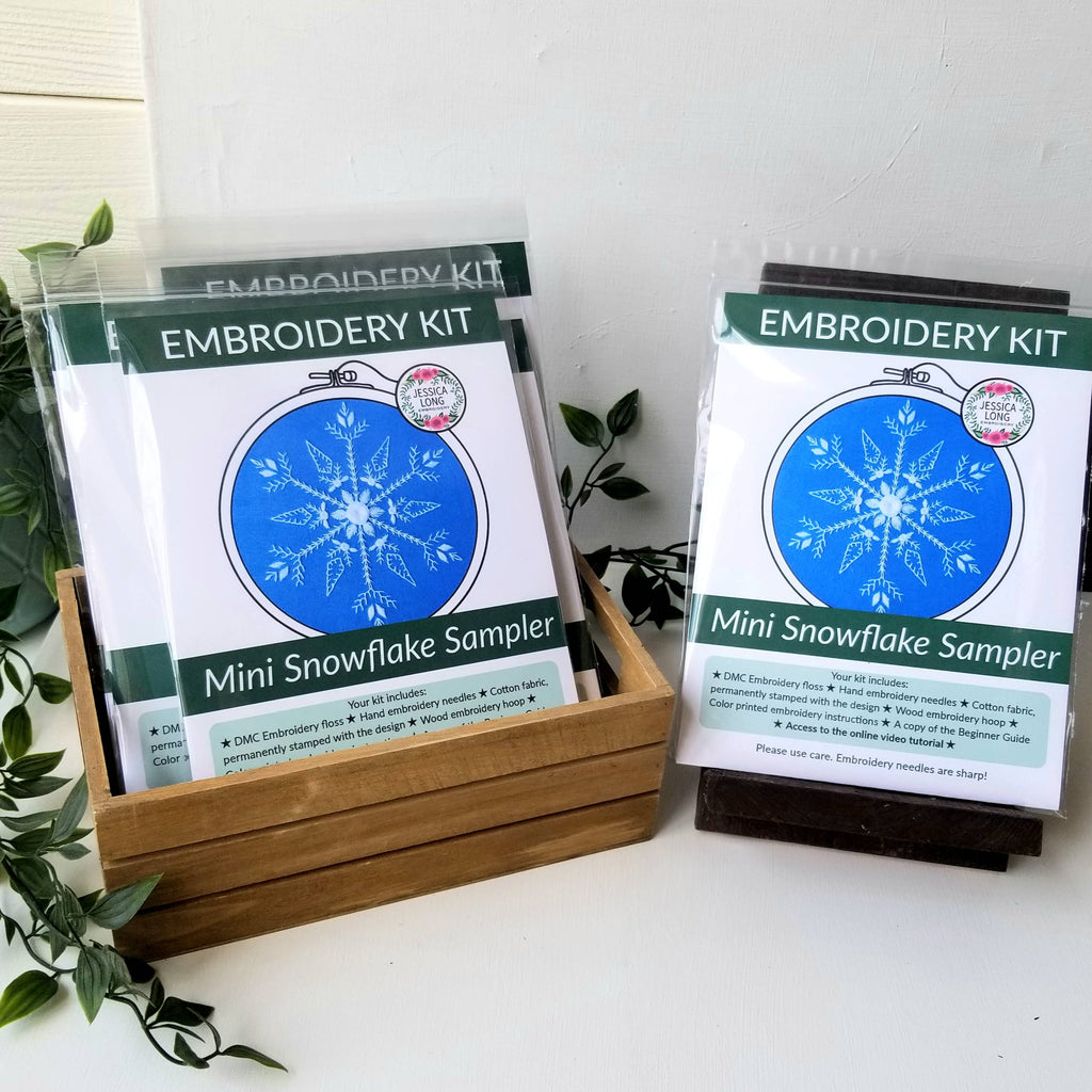 Mini Snowflake Sampler Handmade Ornament Kit