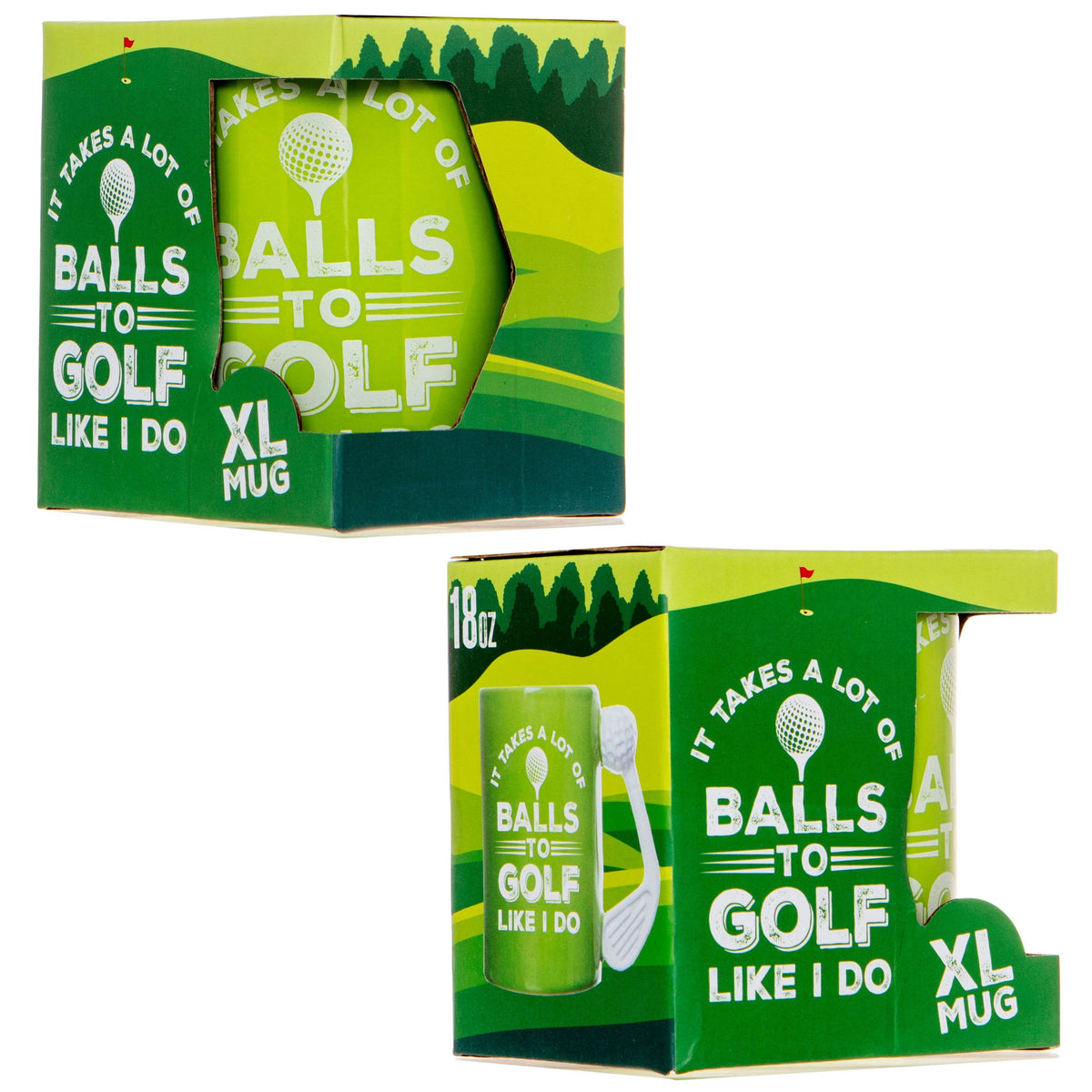 Golf Gift Mug 18oz – Men's Gifts – It Takes A Lot Of Balls