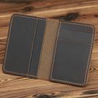 Genuine Leather Wallet, Handmade Wallet