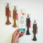 Macrame Keychains – Neutrals (5) Pack