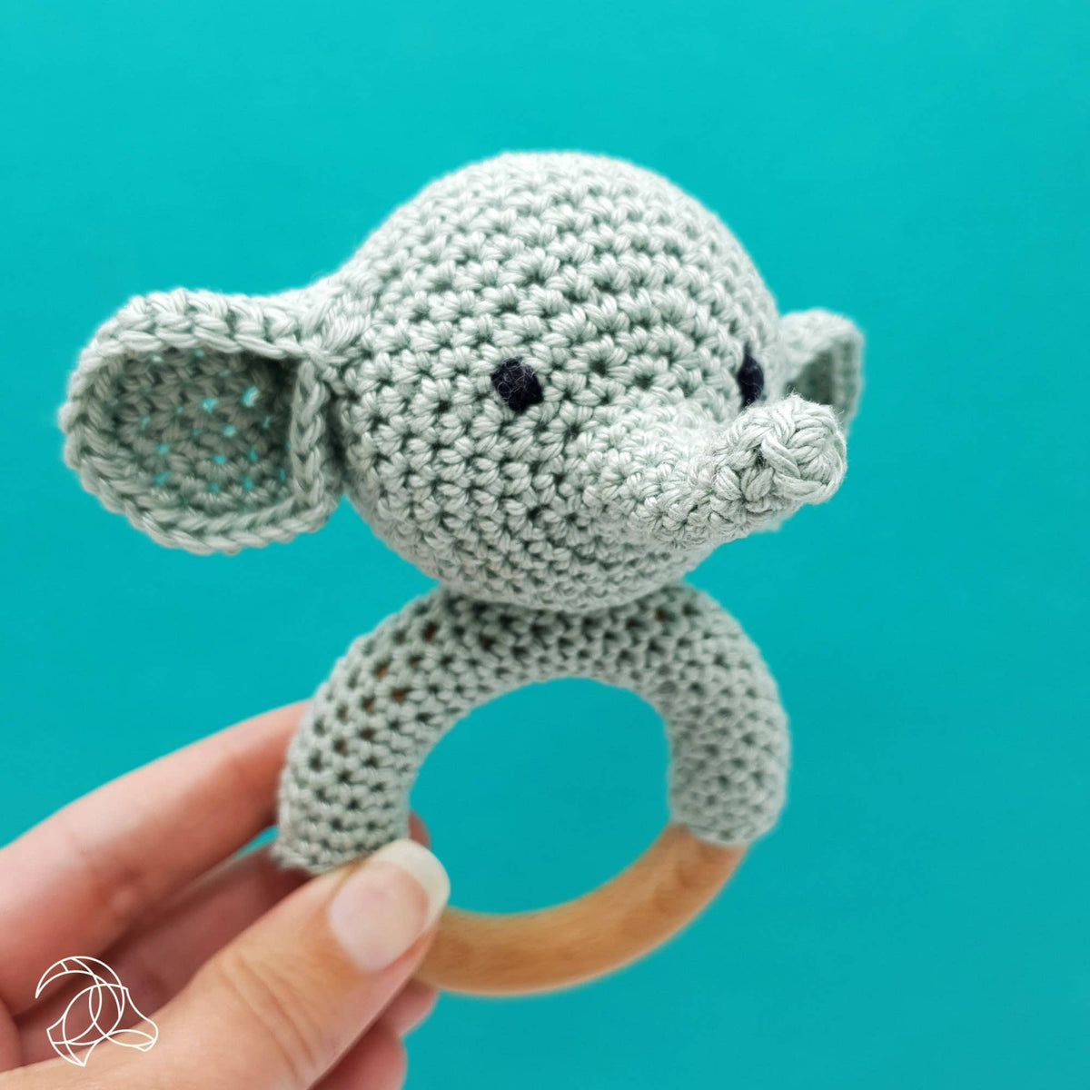 DIY Crochet Kit – Rattle Elephant