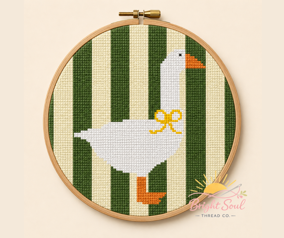Goose Cross Stitch Kit
