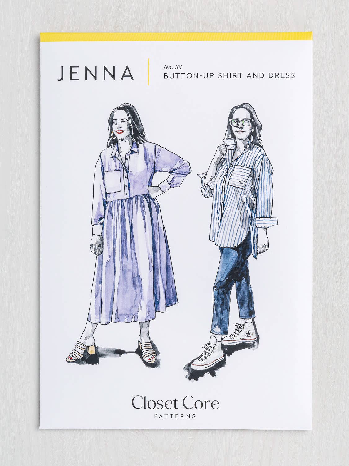 Jenna Shirt + Shirtdress Sewing pattern