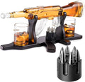 Bezrat Gun Decanter With 2 Glasses