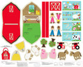 On The Farm Carrying Case and Book - Multi