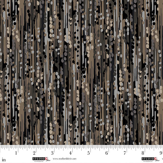 Stripey Paint Dabs - Bittersweet